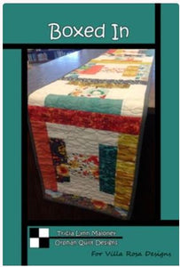 Boxed In Table Runner Pattern-ST-03463