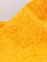 Load image into Gallery viewer, 008  Orange Leaf Print Bali Batik Cotton Woven BTY