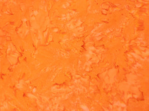 010 Hot Orange Blender Bali Batik Cotton Woven BTY
