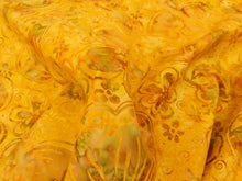 Load image into Gallery viewer, 012 Mustard Butterfly Bali Batik Cotton Woven BTY