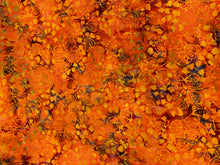 Load image into Gallery viewer, 013 Dark Orange Vine Leaf Bali Batik Cotton Woven BTY