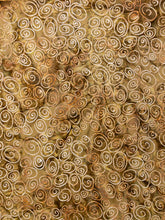 Load image into Gallery viewer, 026 Olive Green Swirls Bali Batik Cotton Woven BTY
