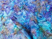 Load image into Gallery viewer, 053 Blue Purple Space Dot Bali Batik Cotton Woven BTY