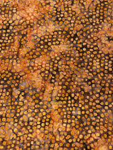 Load image into Gallery viewer, 087 Brown Blend Square Dots Bali Batik Cotton Woven BTY