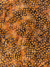 Load image into Gallery viewer, 087 Brown Blend Square Dots Bali Batik Cotton Woven BTY