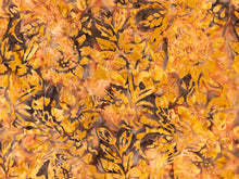 Load image into Gallery viewer, 088 Golden Brown Foliage Bali Batik Cotton Woven BTY