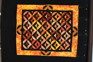 Bali Cotton Batik Strip Kits-02906 Orange, Yellow, Black