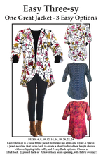 Load image into Gallery viewer, Easy Three-sy Jacket Pattern - CNT Pattern Co