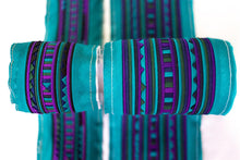 Load image into Gallery viewer, Bali Cotton Batik Strip Kits-02903 Turquoise and Purple