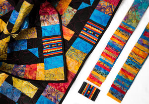 Bali Cotton Batik Strip Kits-Brights