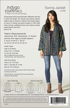Load image into Gallery viewer, Indygo Essentials Swing Jacket Sewing Pattern IJ1141E