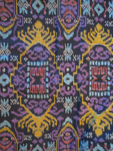 Load image into Gallery viewer, Bali Ikat #1 Black and Jewel Tones