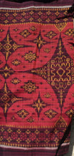 Load image into Gallery viewer, Bali Ikat #2 Red and Golds