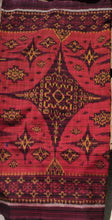 Load image into Gallery viewer, Bali Ikat #2 Red and Golds