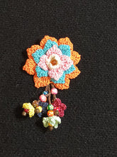 Load image into Gallery viewer, Pins Made by Hand Crochet with Hanging Beads
