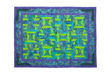 Load image into Gallery viewer, Bali Cotton Batik Strip Kits-02910 Blue, Turquiose, Lime Green