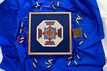 Load image into Gallery viewer, Blue Medallion Needlepoint