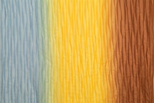 Load image into Gallery viewer, Chiffon Pintuck-Yellows, Blue, Brown