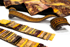 Bali Cotton Batik Strip Kits-02912 Brown, Gold, Red