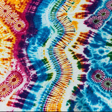 Load image into Gallery viewer, Bright Rainbow Tie Dye Rayon