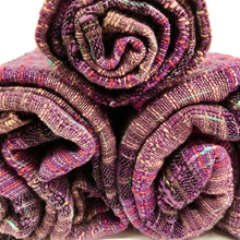 Load image into Gallery viewer, Purple Stripe Handwoven Thai Cotton