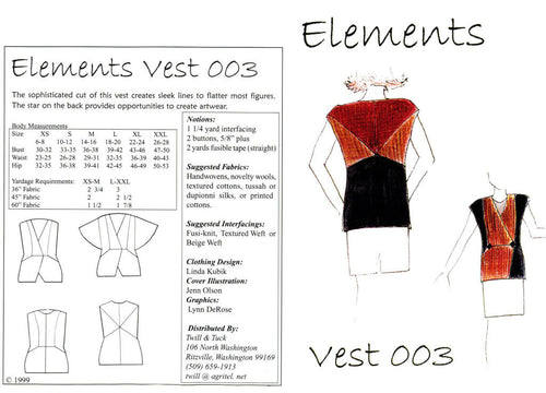 Elements Vest #003 - Linda Kubik