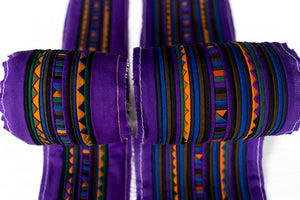Woven Stripe Cotton - Purple 01151